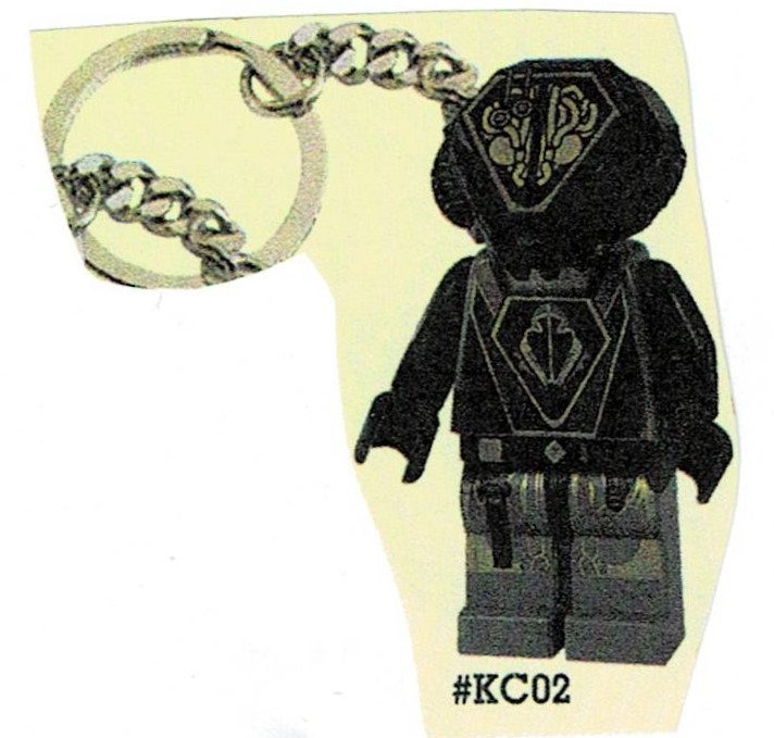 Porte-clés alien ovni (UFO Alien Key Chain)