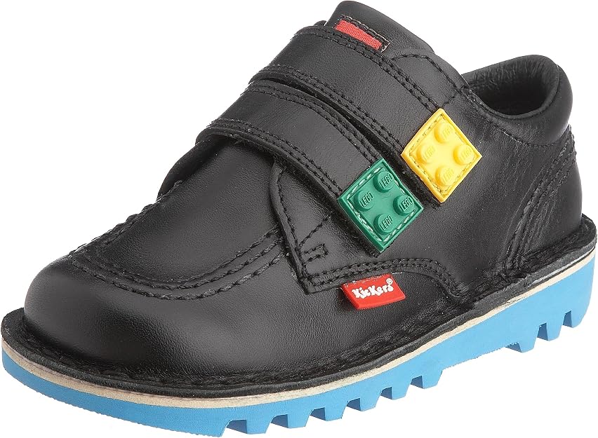 Kickers Kids Kick Lo LEGO Classic Shoe - Black