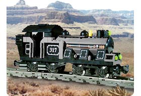 Grand moteur de train gris (Large Train Engine Gray)