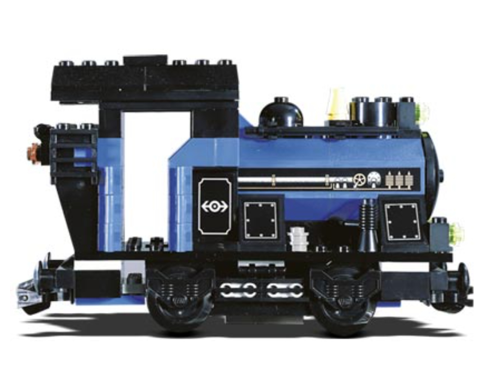 Petit train moteur bleu (Small Train Engine Blue)