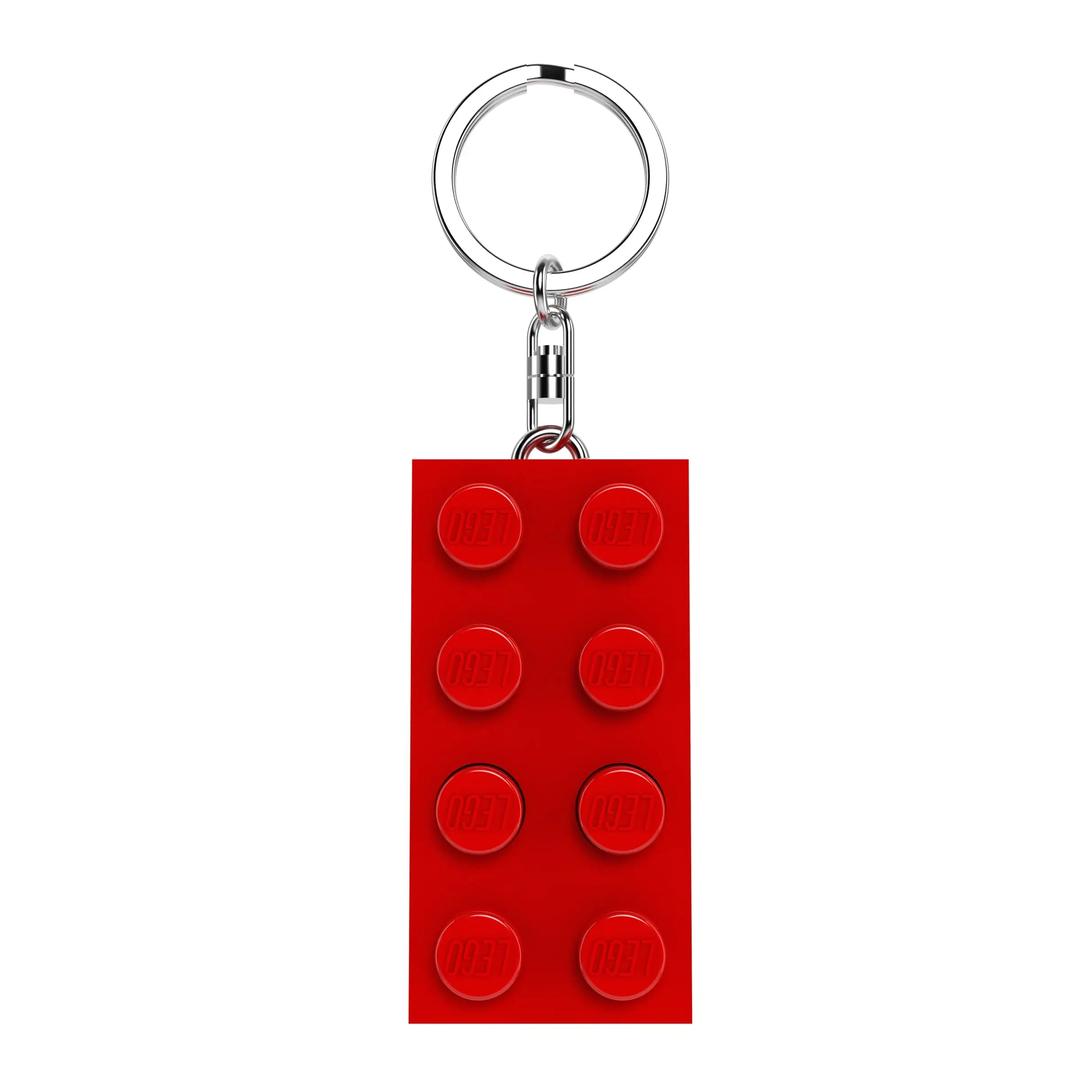 2 x 4 brique clé lumière v2 (rouge) (2 x 4 Brick Key Light V2 (Red))