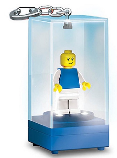 Key Chain Light Display Case - Blue