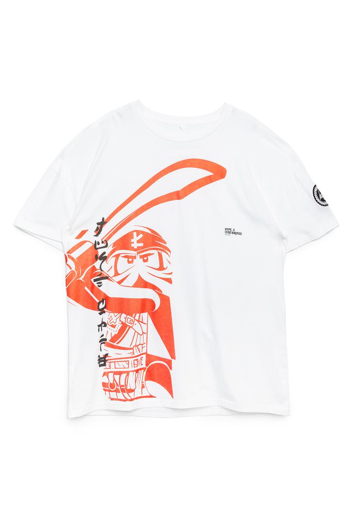 HYPE X LEGO NINJAGO White Lloyd Adults' T-Shirt