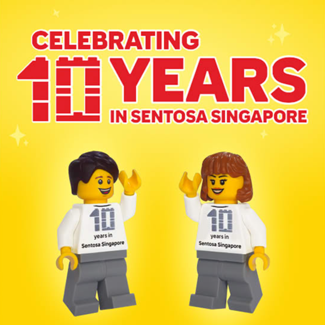 Célébration de 10 ans à sentosa singapour (Celebrating 10 Years at Sentosa Singapore)