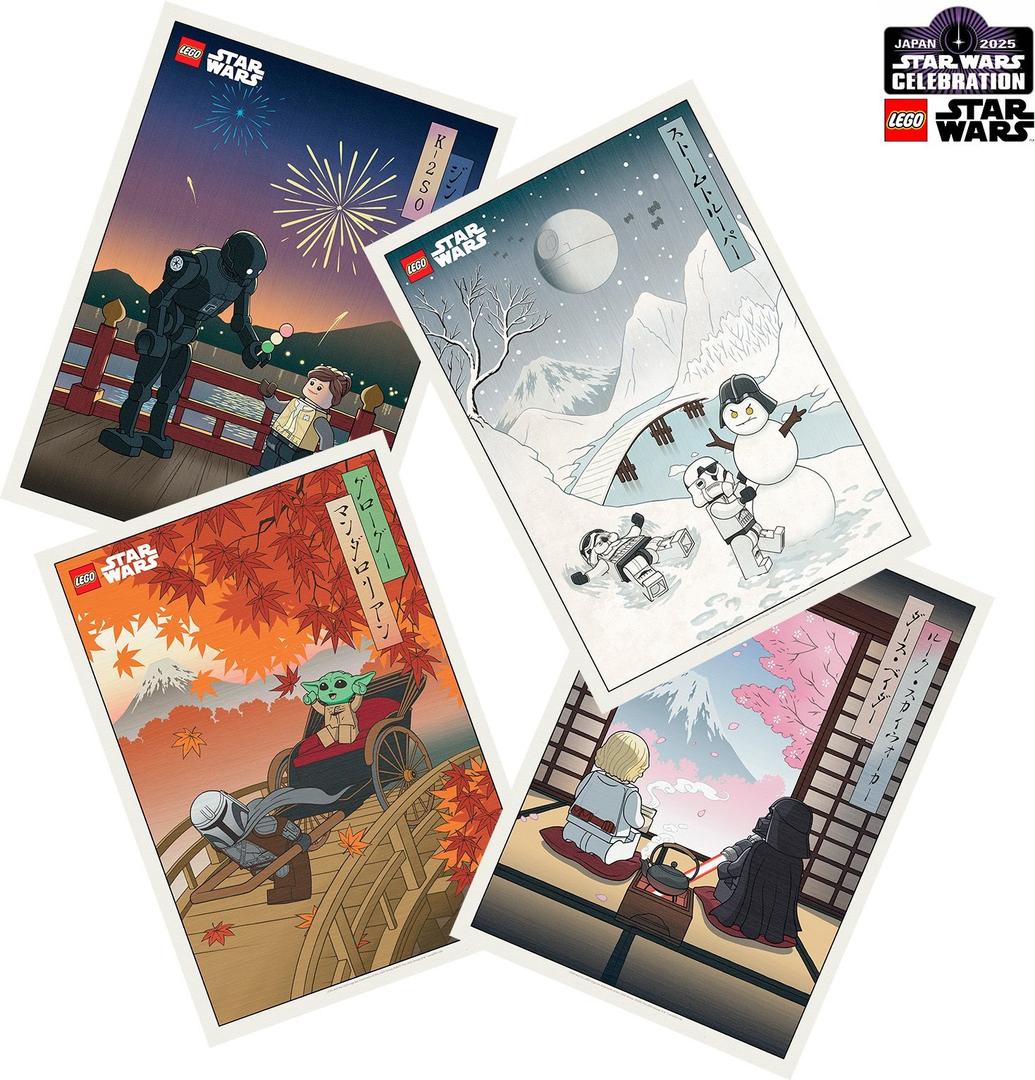 Célébration Star Wars Japon 2025 tirages d'art (Star Wars Celebration Japan 2025 Art Prints)