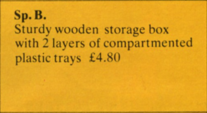 Boîte de rangement en bois (Wooden Storage Box)