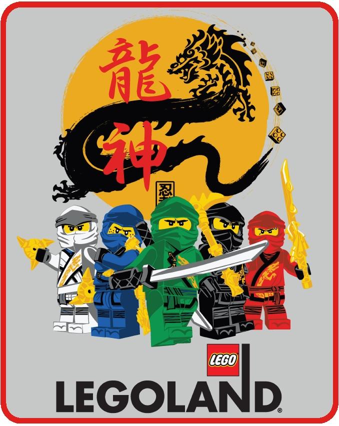 LEGOLAND Ninjago année du dragon peluche jeter (LEGOLAND Ninjago Year of the Dragon Plush Throw)