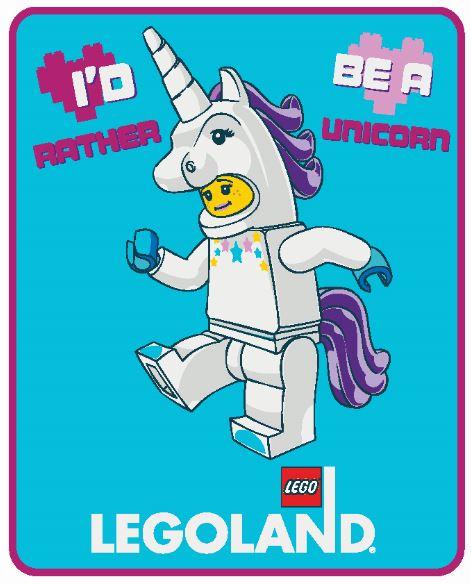 LEGOLAND licorne fille souhaite peluche jeter (LEGOLAND Unicorn Girl Wishes Plush Throw)