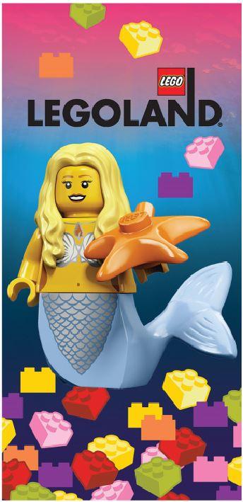 LEGOLAND sirène fille serviette (LEGOLAND Mermaid Girl Towel)
