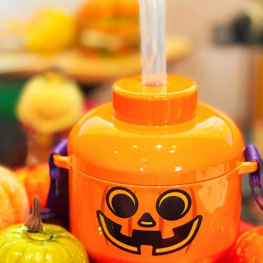 Lanyard with Tumbler - Pumpkin