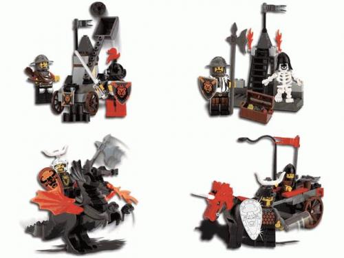 Royaume des chevaliers série chrome (ensemble complet) (Knight's Kingdom Chrome Series (complete set))