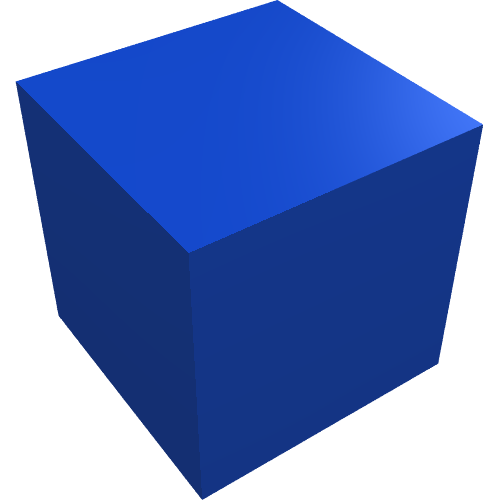 Rendu LDraw de Modulex Tuile 1 x 1 avec No Lining, couleur indicative