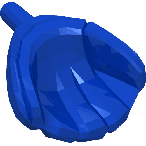 Rendu LDraw de Gant de baseball de sport (Sports Baseball Glove), couleur indicative