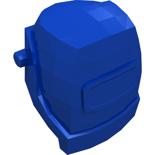 Soudure de casque avec visière [sans motif] (Helmet Welding with Visor [Plain])