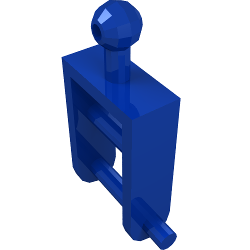 Rendu LDraw de Crane Bucket Handle, couleur indicative