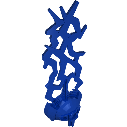 Rendu LDraw de Large Figure Weapon Lightning [Plain], couleur indicative