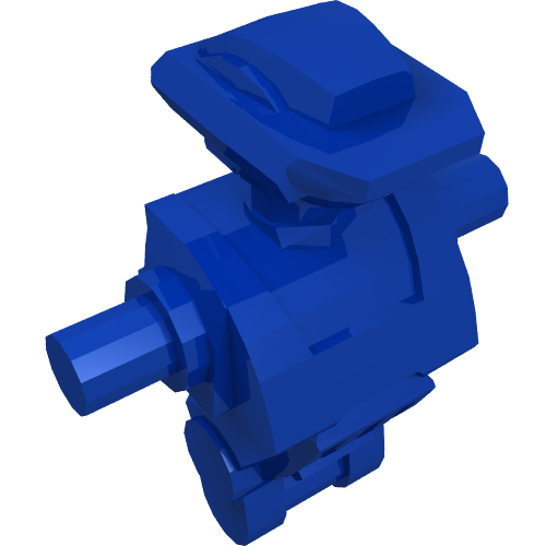 Rendu LDraw de Droïde tactique (LDD) (Tactical Droid (LDD)), couleur indicative