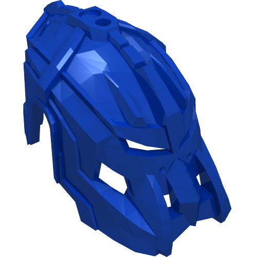 Rendu LDraw de Large Figure Mask, Dual Sided - Fire Lord / Drilldozer, couleur indicative