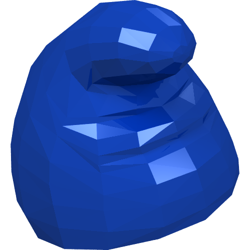 Rendu LDraw de Hat Gnome - Pointing Forwards, couleur indicative