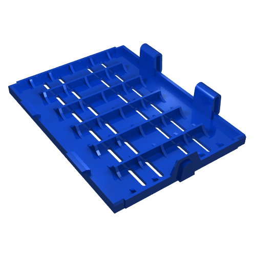 Rendu LDraw de Couverture de batterie, EV3 Programmable brique (Battery Cover, EV3 Programable Brick), couleur indicative