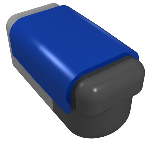 Rendu LDraw de Sensor, Infrared Seeker, Version 2, NXT, couleur indicative