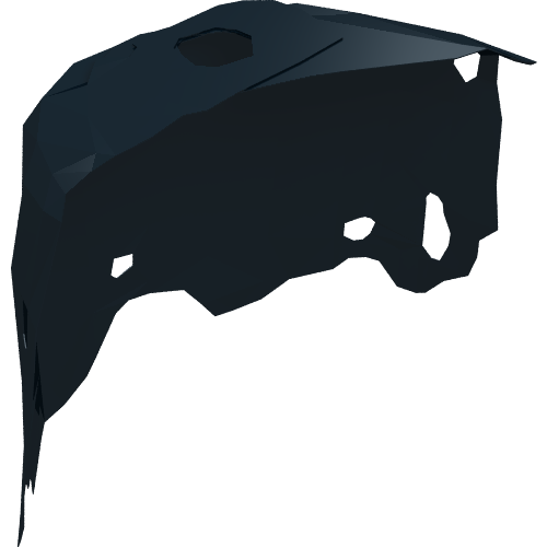 Cape en lambeaux (rondelle) (Neckwear Cape, Tattered (Ringwraith))