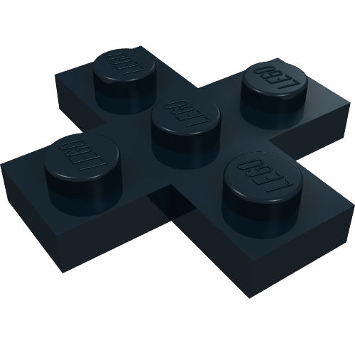 Plaque 3 x 3 croix (Plate 3 x 3 Cross)