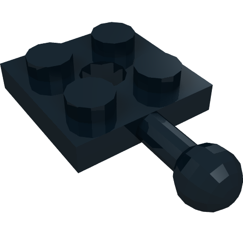 Plaque spéciale 2 x 2 avec boule de remorquage et trou (Plate Special 2 x 2 with Towball and Hole)