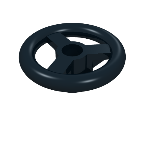 Volant petit, 2 x 2 [Renforcé] (Steering Wheel Small, 2 x 2 [Reinforced])
