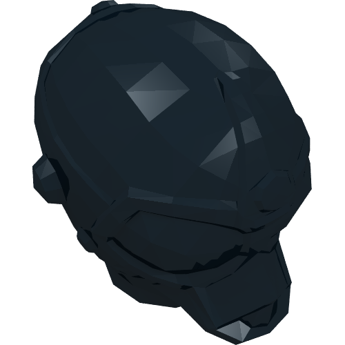 Rendu LDraw de figurine tête spéciale, Protocol Droid [Plain], couleur indicative