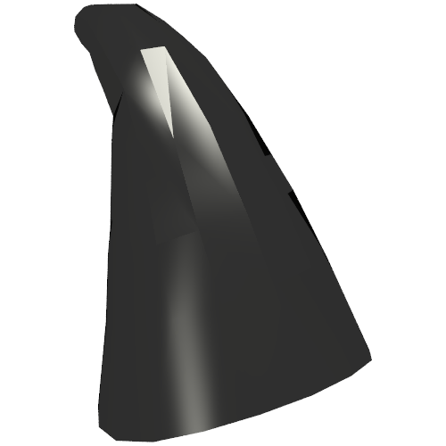 Chapeau Cône tombant [sans motif] (Hat Cone Drooping [Plain])