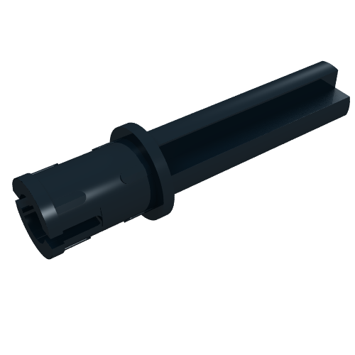 Connecteur-axe Technic 3L avec nervures de friction longitudinales et axe 2L (Technic Axle Pin 3L with Friction Ridges Lengthwise and 2L Axle)