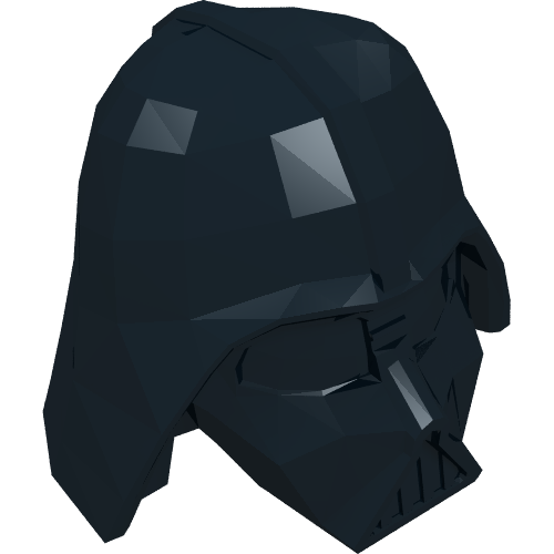 Casque Dark Vador type 2 haut (Helmet Darth Vader Type 2 Top)