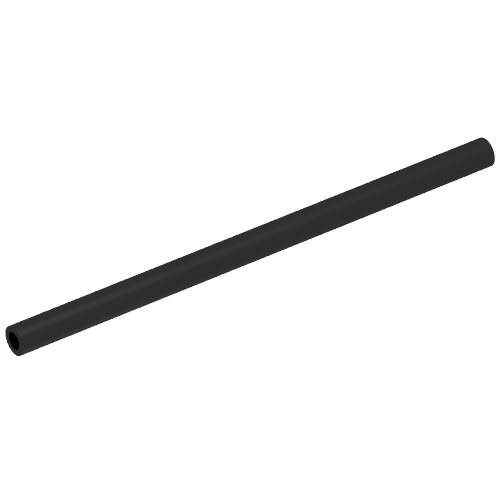 Rendu LDraw de Hose, Pneumatic 4mm D. 9.375L / 7.5cm, couleur indicative