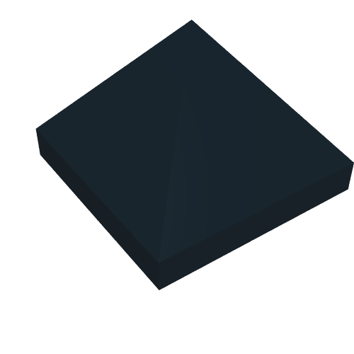Brique inclinée 45° 1 x 1 x 2/3 Quadruple convexe [Pyramide] (Brick Sloped 45° 1 x 1 x 2/3 Quadruple Convex [Pyramid])