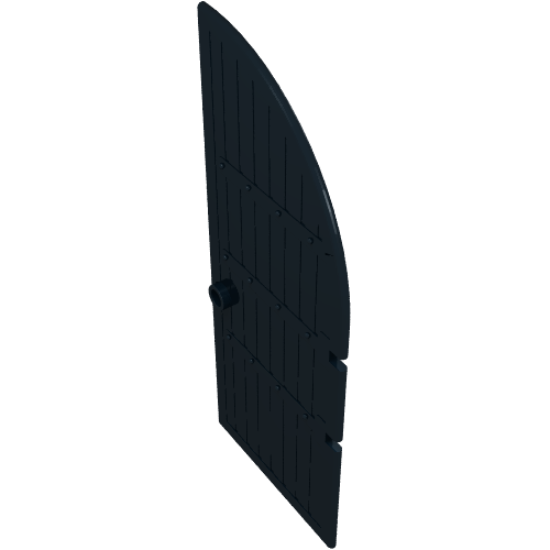 Rendu LDraw de Porte, Porte 1 x 5 x 11 haut courbé (Door, Gate 1 x 5 x 11 Curved Top), couleur indicative