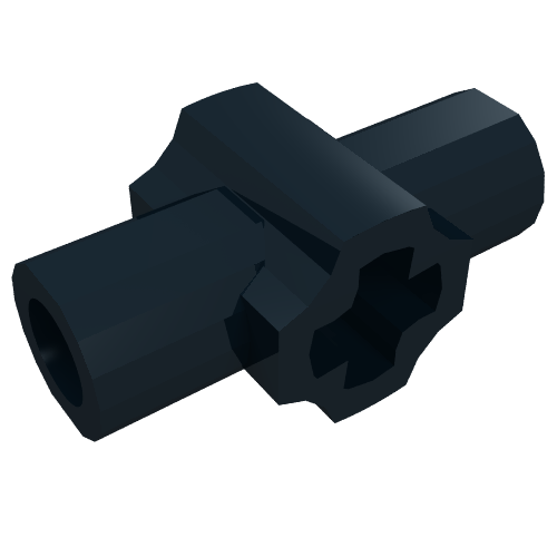 Grande poignée de sabre laser avec trou pour axe et deux porte-barres (Large Figure Weapon Lightsaber Hilt with Axle Hole and Two Bar Holders)