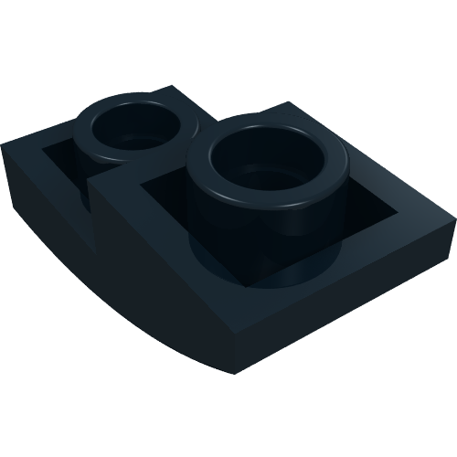 Brique courbe inversée 2 x 1 (Brick Curved Inverted 2 x 1)