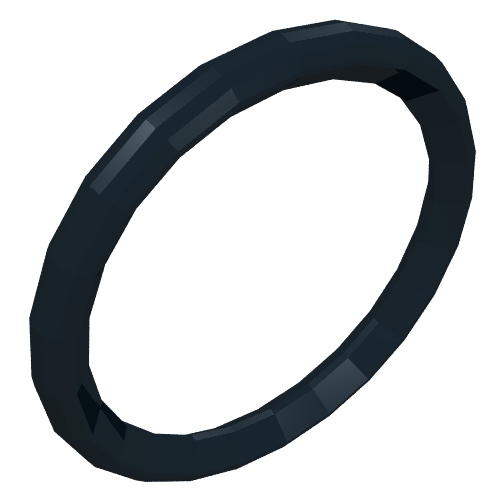 Rendu LDraw de Pneus pour vélo (Tyre for Bicycle Wheel), couleur indicative