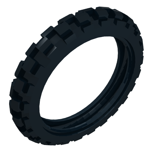 Rendu LDraw de Pneu 81.6 x 15 moto (Tyre 81.6 x 15 Motorcycle), couleur indicative