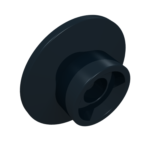 Rendu LDraw de Roue de train petite (Train Wheel Small), couleur indicative