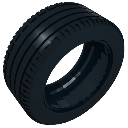 Rendu LDraw de Pneus 81.6 x 34 ZR Technic (Tyre 81.6 x 34 ZR Technic Straight Tread), couleur indicative