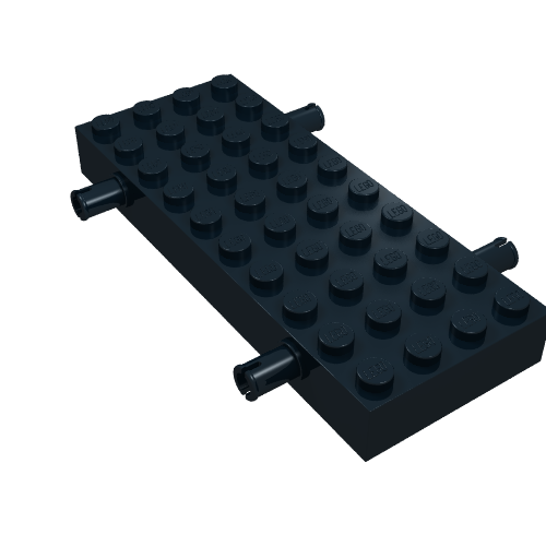 Base de véhicule, brique Spécial 4 x 10 avec 4 connecteurs (Vehicle Base, Brick Special 4 x 10 with 4 Pins)
