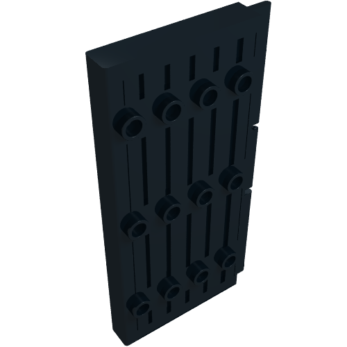 Rendu LDraw de Porte 1 x 5 x 7 1/2 Stockade (Door 1 x 5 x 7 1/2 Stockade), couleur indicative