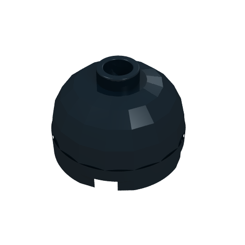 Brique ronde 2 x 2 dessus de dôme, tenon creux bouché, porte-essieu inférieur (Brick Round 2 x 2 Dome Top, Blocked Open Stud, Bottom Axle Holder)