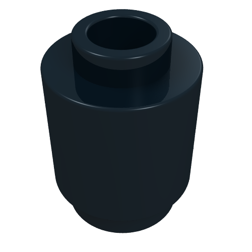 Brique ronde 1 x 1 ouvert tenon (Brick Round 1 x 1 Open Stud)
