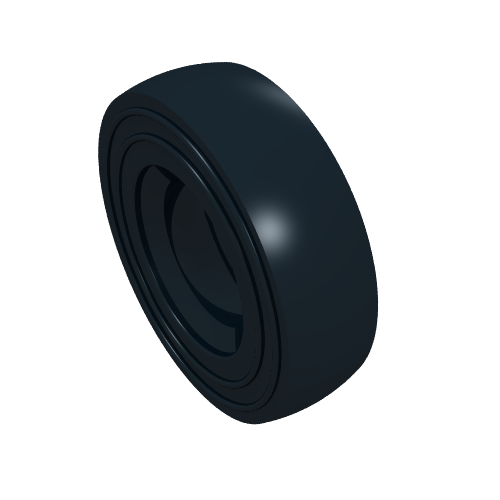 Pneu 14 x 4 lisse petit simple (Tyre 14 x 4 Smooth Small Single)
