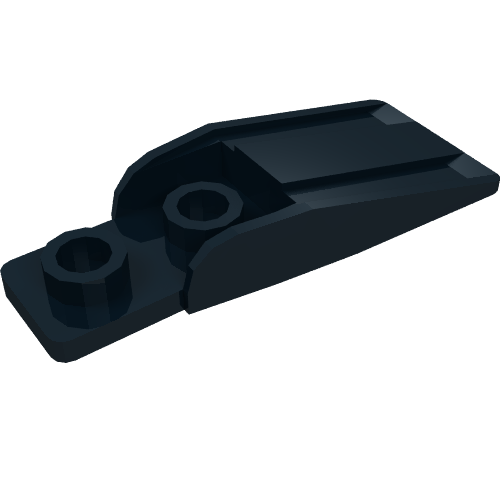 Rendu LDraw de Figurine Technic plongée flipper (Technic Figure Scuba Flipper), couleur indicative