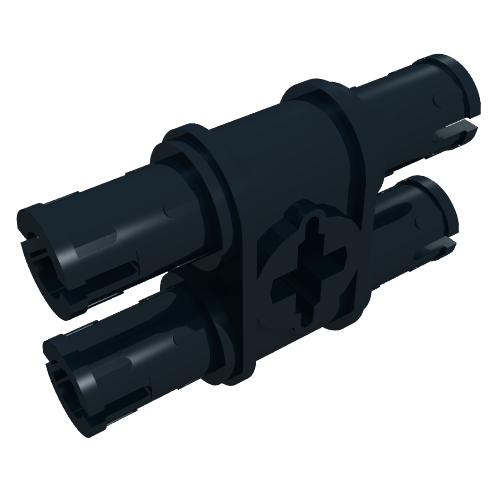 Connecteur Technic double avec trou pour axe (Technic Pin Double with Axle Hole)