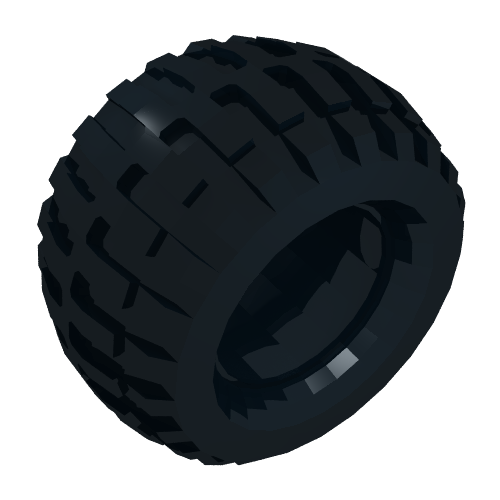 Rendu LDraw de Tiroir de puissance de Technic de pneu (Tyre Technic Power Puller), couleur indicative